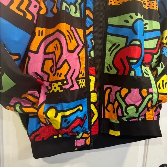 Keith Haring x Members only Graphic Bomber Jacket
